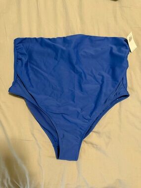 Old Navy Maternity Royal Blue High-Waist Bikini Bottom